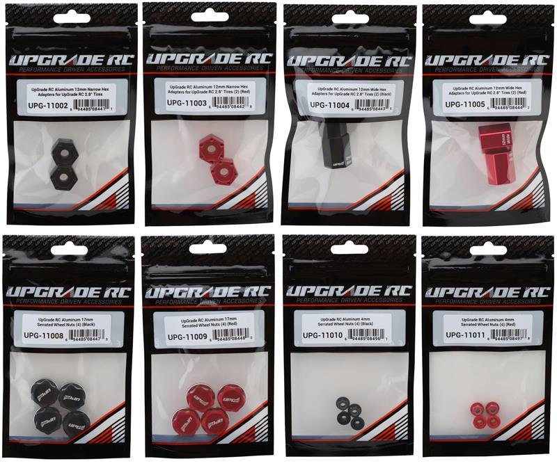 UpGrade RC Wheel Nuts And Aluminum Hex Adapters